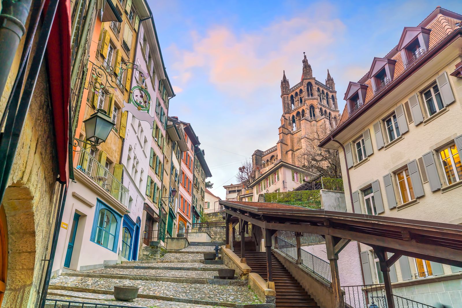 Lausanne, old town